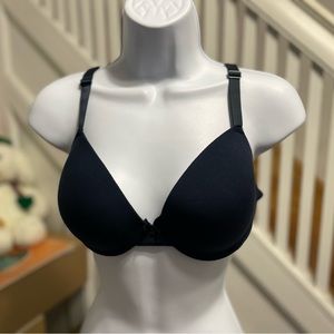 Brand New Women’s Size 38C Primark T-shirt Bra Organic Cotton In Dark Navy